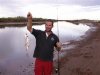 luke finally caught a fish
